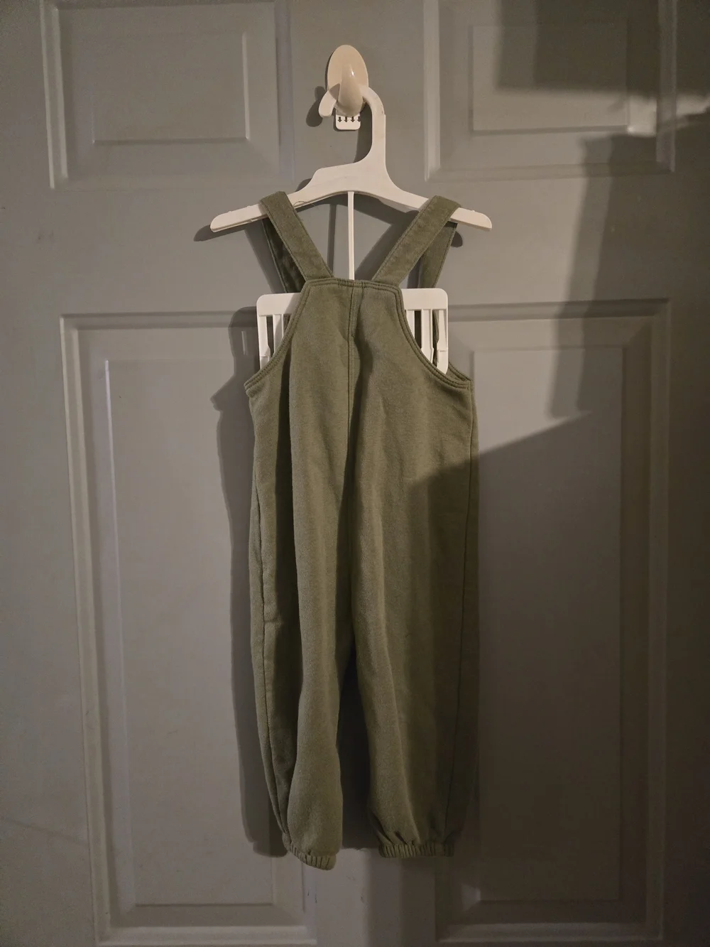 Old Navy Olive Green Cotton Kids Overalls